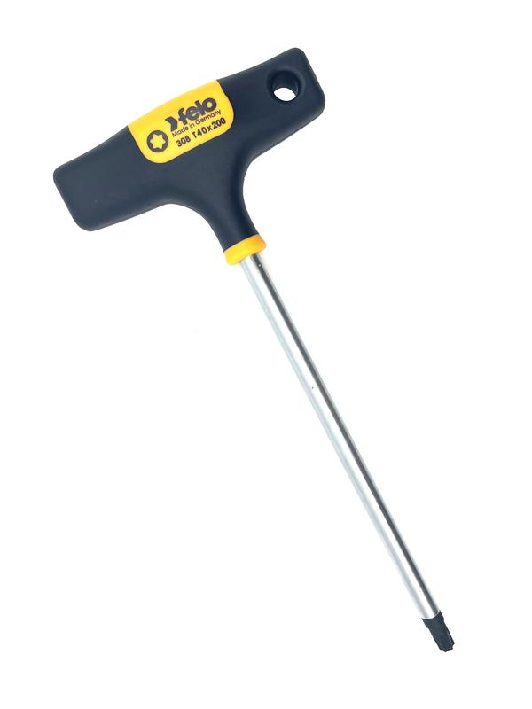 Ключ Т-образный TX40 стержень 200мм FELO 30840760