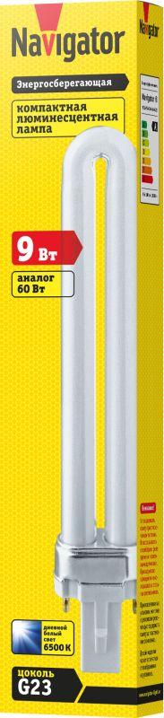 Лампа люминесцентная компакт. 94 072 NCL-PS-09-860-G23 Navigator 94072
