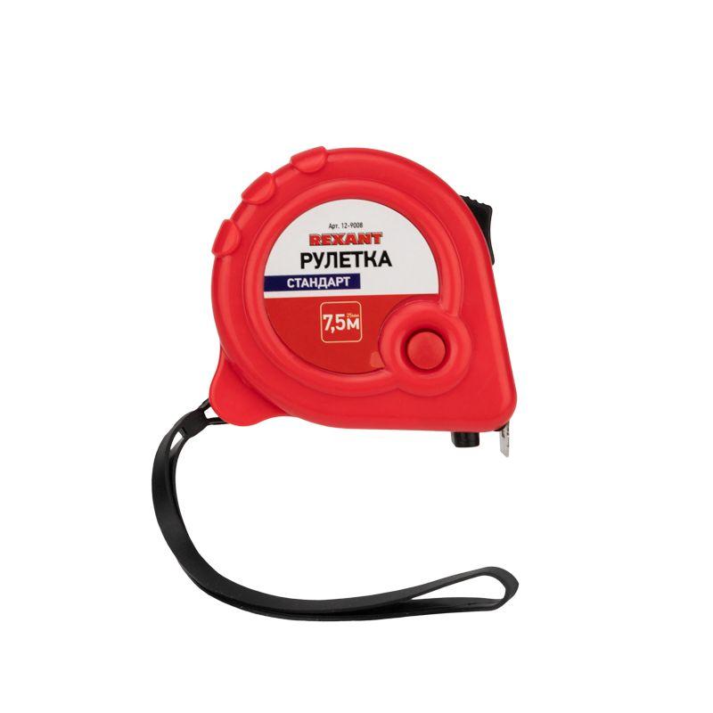 Рулетка измерительная Стандарт 7.5мх25мм Rexant 12-9008