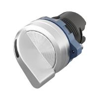 Головка переключателя на 2 положения с возвратом стандартная ручка алюм. черн. DKC M22S-M2A